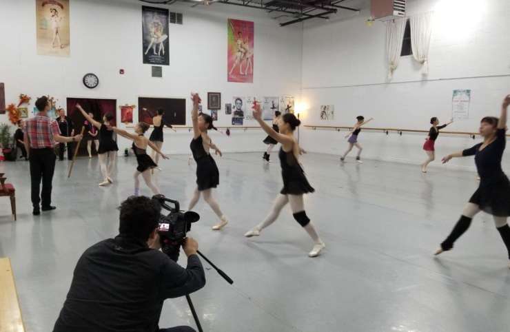 Съемки в Victoria Ballet Academy